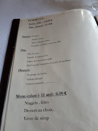 Carte du Restaurant Oillarburu à Saint-Jean-Pied-de-Port
