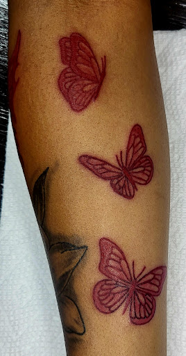 Explore land before time tattoo ideas, creative tattoo ideas in Meridian, available at SK-Tattoo1