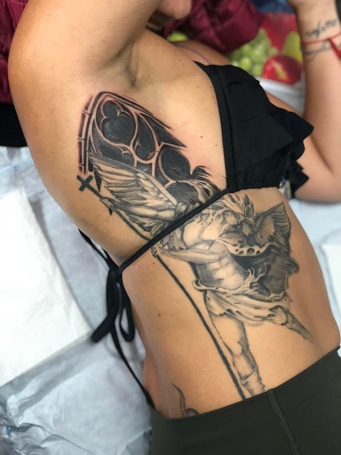 Explore hourglass tattoo ideas, creative tattoo ideas in Snohomish, available at Collective Image Tattoo