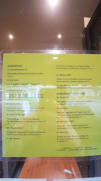 Restaurant thaï Mae Charoen Thai Imbiss à Berlin (le menu)