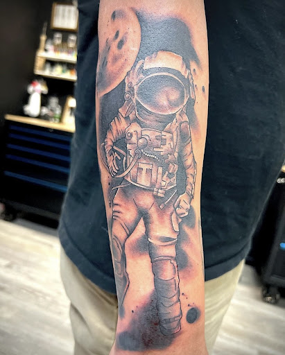 Explore tattoos ideas on back, creative tattoo ideas in New Braunfels, available at SHARPTOOTH TATTOOS