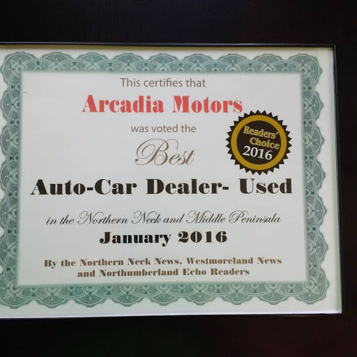 Automotive «Arcadia Motors Inc», reviews and photos, 6291 Northumberland Hwy, Heathsville, VA 22473, USA