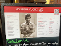 Restaurant Monsieur Vuong à Berlin menu