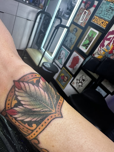 Explore tattoo thigh ideas, creative tattoo ideas in Broomfield, available at Ink & Art Collective