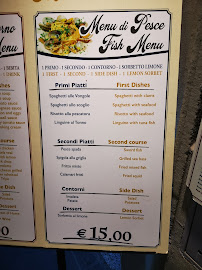 Ristorante Santi à Rome menu