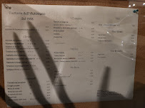 Restaurant Trattoria dell' Autotreno à Bologna (le menu)