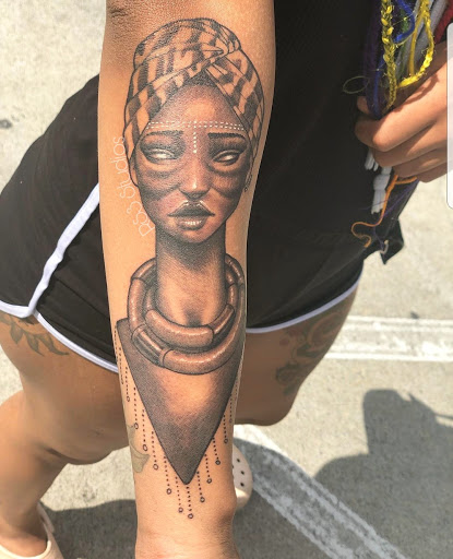 Explore falcon tattoo ideas, creative tattoo ideas in Houston, available at RS3 Studios