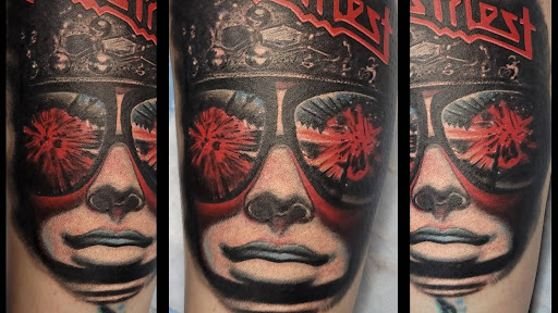 Explore scuba diver tattoo ideas, creative tattoo ideas in Yucca Valley, available at Strata Tattoo Lab LLC