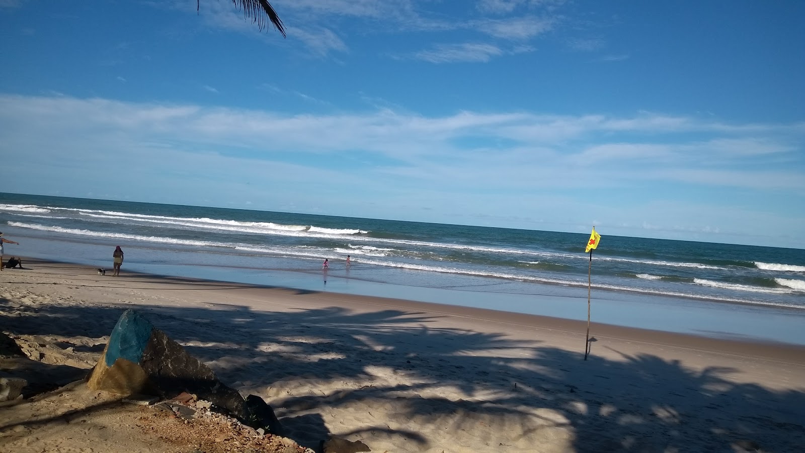 Praia do Norte的照片 带有长直海岸