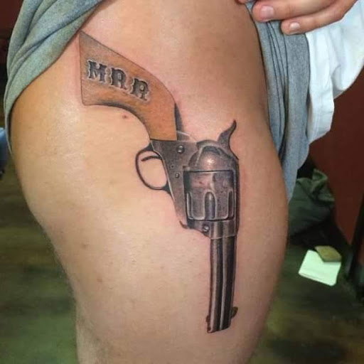 Explore red tattoo cover up ideas, creative tattoo ideas in San Angelo, available at Inkland Tattoo Studio