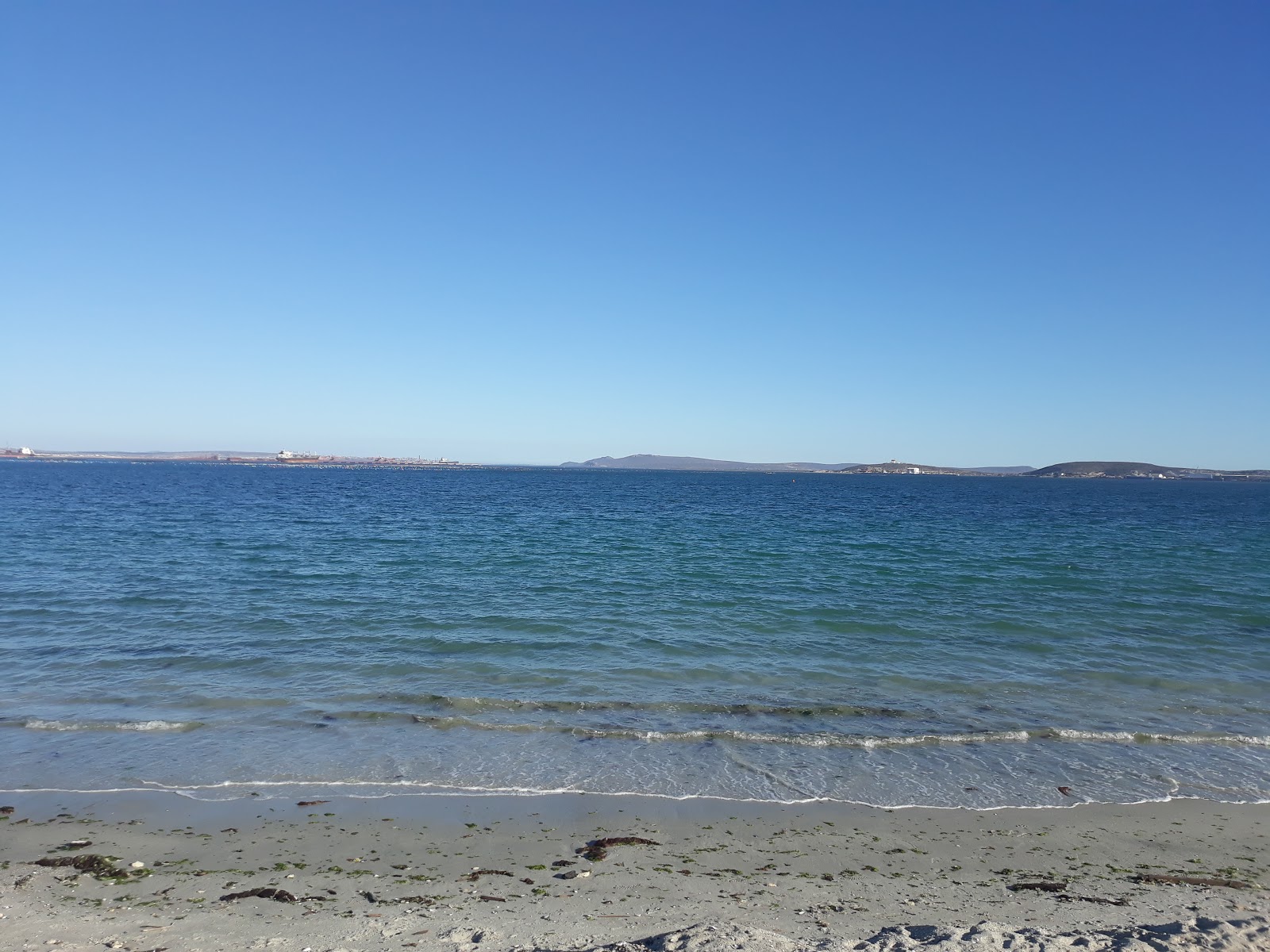 Foto av Saldanha beach med blå rent vatten yta