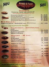 Mama's Food à Bamberg menu