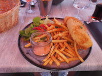 Fish and chips du Restaurant français Le Bisqu'in à Beauvoir - n°5