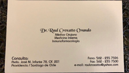 Dr. Raúl Croxatto Ovando