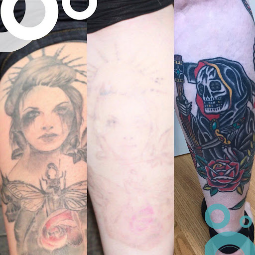 Explore cover up sleeve tattoo ideas, creative tattoo ideas in Glen Mills, available at Removery Tattoo Removal & Fading