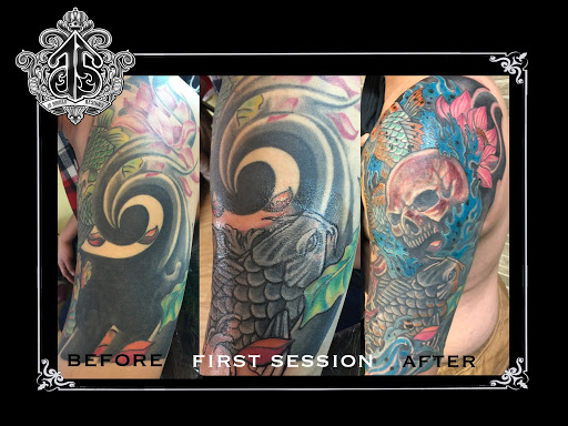 Explore tattoo ideas for grandma, creative tattoo ideas in Woodside, available at Vitruvian Tattoo Culture