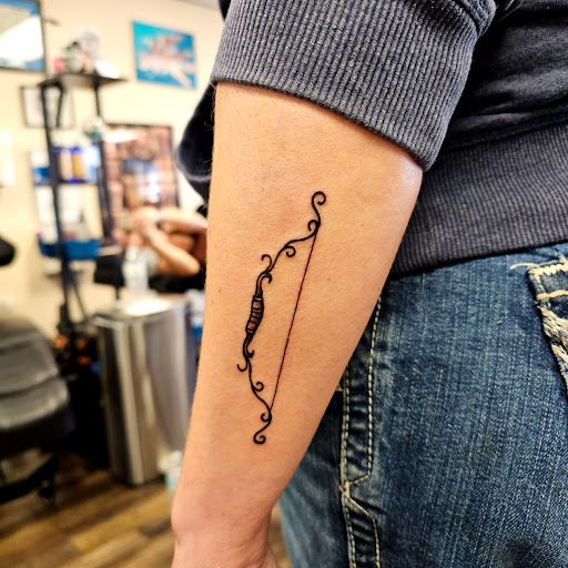 Explore pride and prejudice tattoo ideas, creative tattoo ideas in Traverse City, available at Pinups & Needles