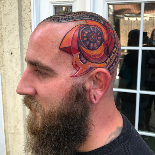 Explore dog memorial tattoo ideas, creative tattoo ideas in Murrieta, available at CON INK TATTOOS LLC