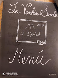 Diner Osteria La Vecchia Scuola à Arezzo (la carte)