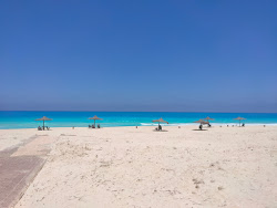 Photo of Horus Beach and the settlement