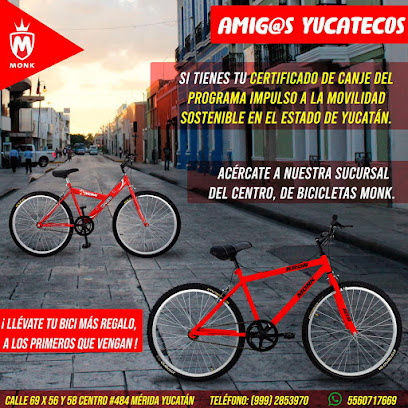 Bicicletas Monk | Tienda de Bicicletas | impulso a la movilidad sostenible centro de canje