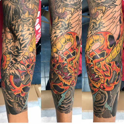 Explore tattoo ideas for women in arm, creative tattoo ideas in Aurora, available at Ronin Tattoo Studio INC