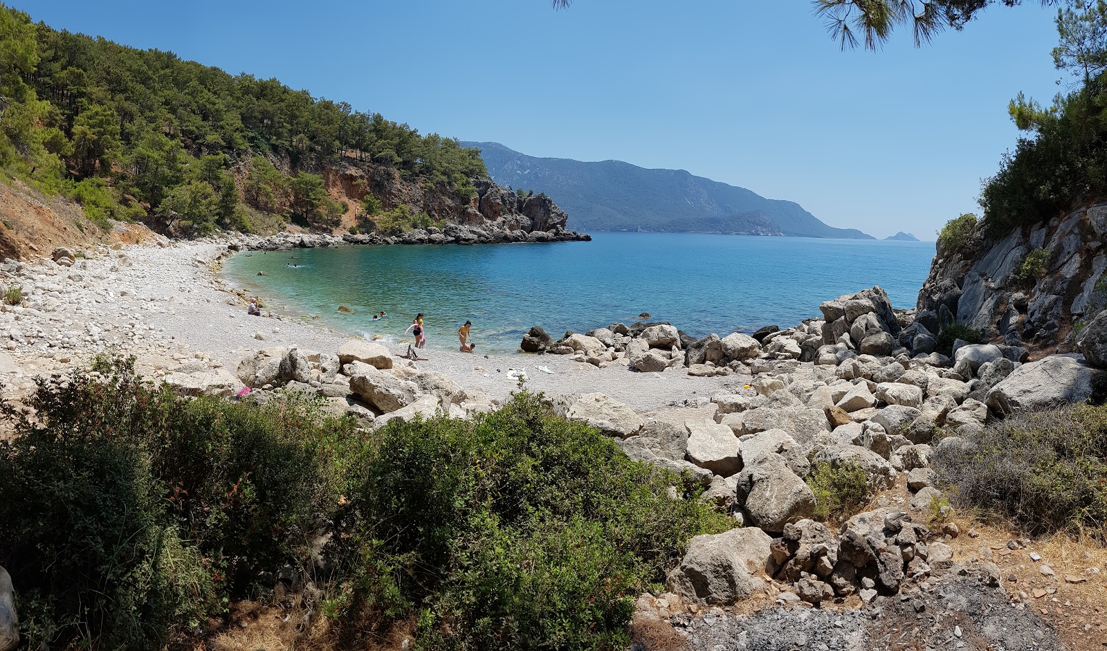 Foto von Kargili Creek Beach mit felsiges gelände Oberfläche