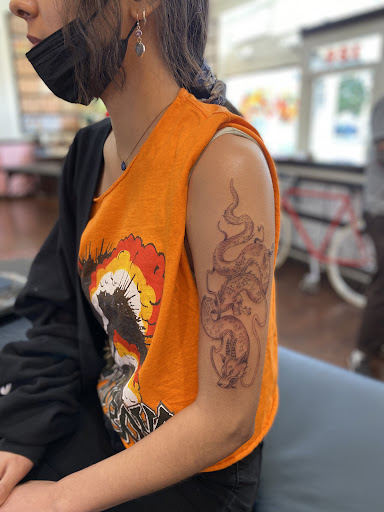 Explore thumb tattoo ideas, creative tattoo ideas in Santa Cruz, available at Paradise tattoo