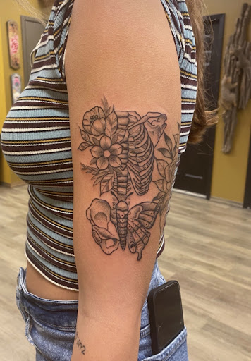Explore athena tattoo ideas, creative tattoo ideas in Channahon, available at Supersauce Tattoo Company
