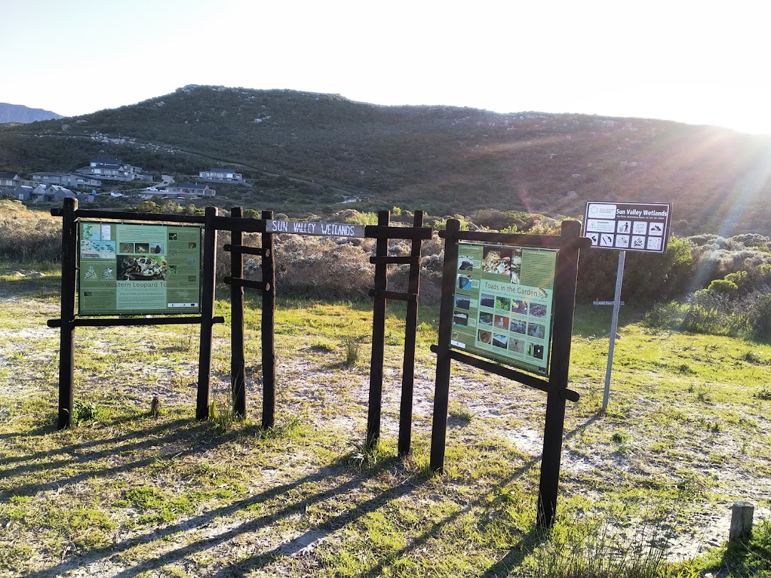 Sun Valley Wetlands in the city Cape Town
