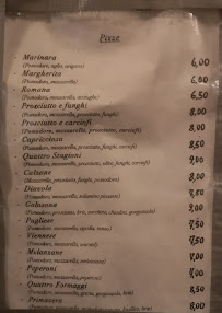 Menu / carte de Citron Giannino à Ceggia