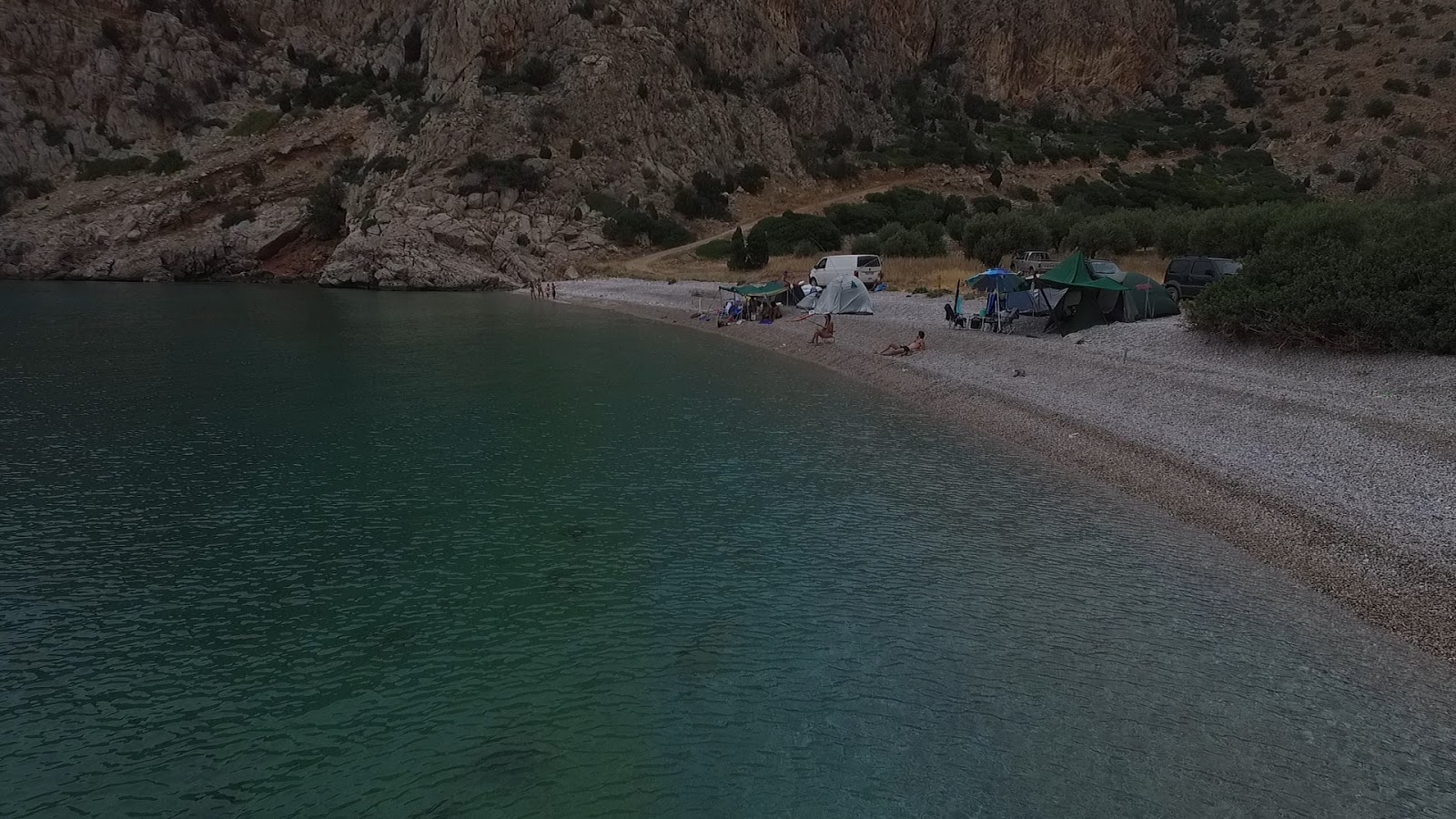 Foto von Almyros beach mit sehr sauber Sauberkeitsgrad
