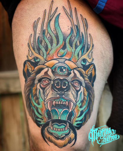 Explore cover up lower back tattoo ideas, creative tattoo ideas in Denver, available at Mantra Tattoo and Piercing