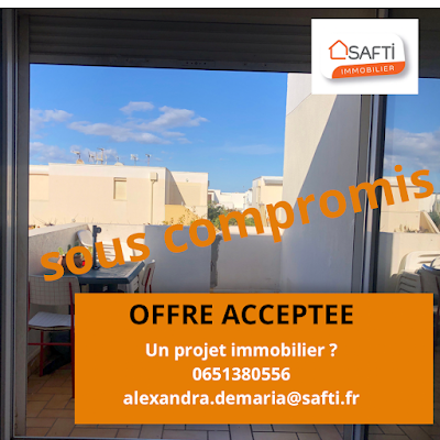 Alexandra De Maria Conseillère immobilier SAFTI - Le Barcarès à Le Barcarès
