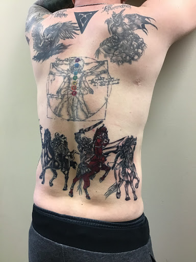 Explore paint tattoo ideas, creative tattoo ideas in Elyria, available at Body Revolution Tattoos & Body Piercings