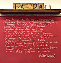 Trattoria del Castello à Bracciano menu