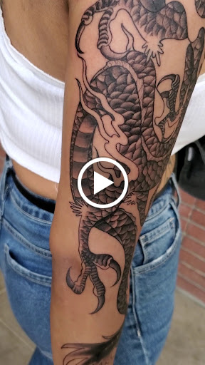 Explore 3/4 sleeve tattoo ideas, creative tattoo ideas in Bakersfield, available at CLASSIC STANDARD TATTOO CO.