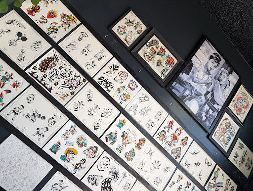 Explore tattoo ideas for shoulder cap, creative tattoo ideas in San Diego, available at North Park Tattoo Parlour