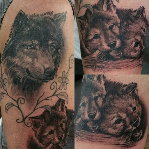 Explore upper arm tattoo ideas, creative tattoo ideas in Oxnard, available at Downtown Tattoo & Body Piercing