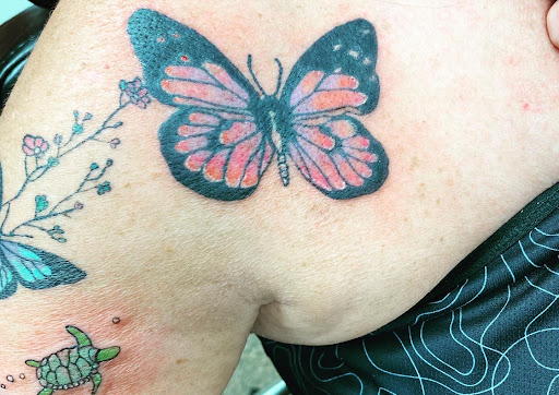 Explore womens foot tattoo ideas, creative tattoo ideas in Waldorf, available at Hypnotique Ink