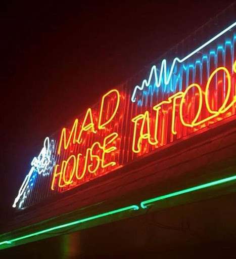 Explore party tattoo ideas, creative tattoo ideas in Denison, available at Mad House Tattoos
