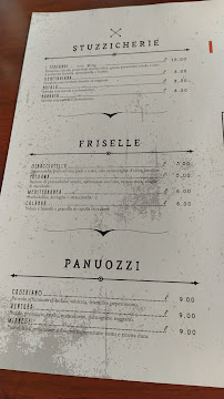 Menu du I Testardi Mediterranean Soul à Cascina Perseghetto