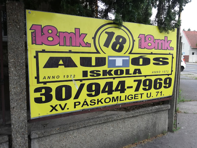 18 MK Autósiskola - Budapest