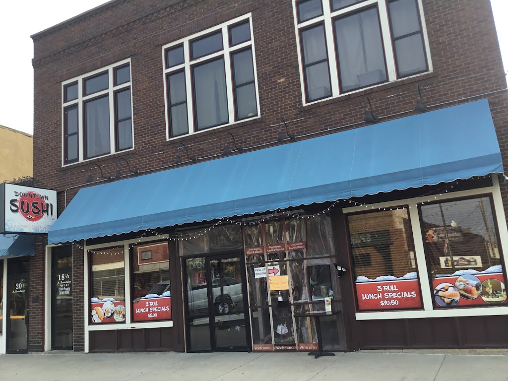 Downtown Sushi Japanese Restaurant Watertown, SD 57201 Menu