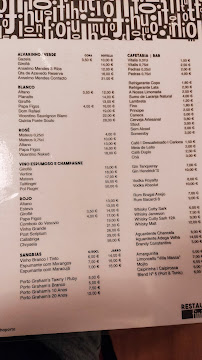 Restaurante Fininho à Porto menu