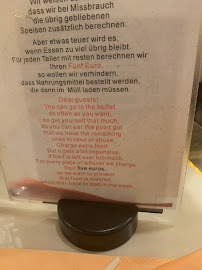 Restaurant chinois Restaurant Yanas à Weiden in der Oberpfalz (la carte)