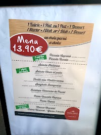 Pizza Pino à Paris menu