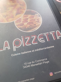 Restaurant italien La Pizzetta à Marseillan - menu / carte