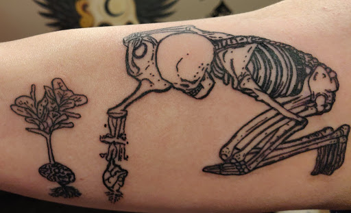 Explore foot and ankle tattoo ideas, creative tattoo ideas in Copperas Cove, available at Black Moon Tattoo Company