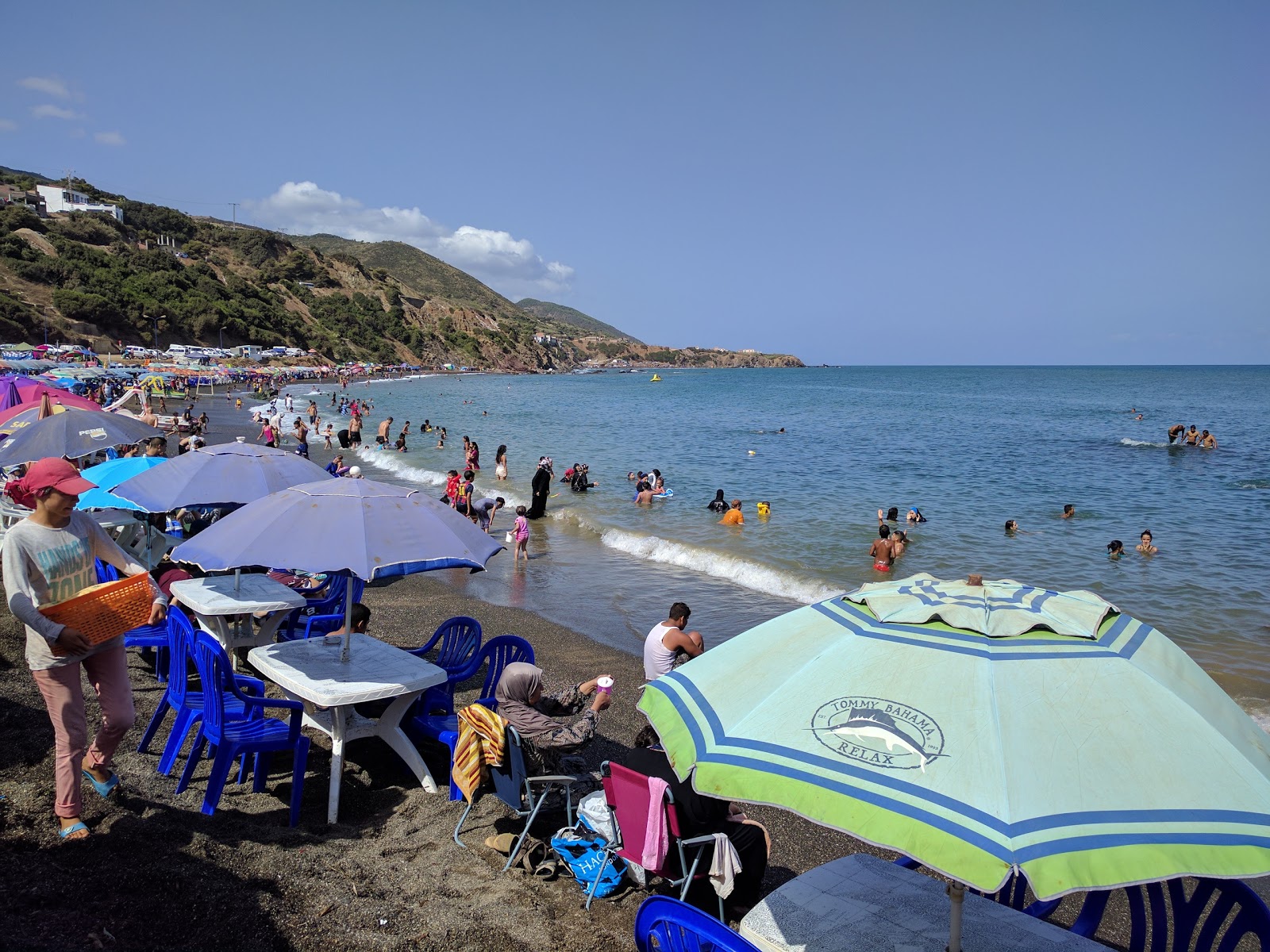 Zdjęcie Plage Bleu z przestronna zatoka